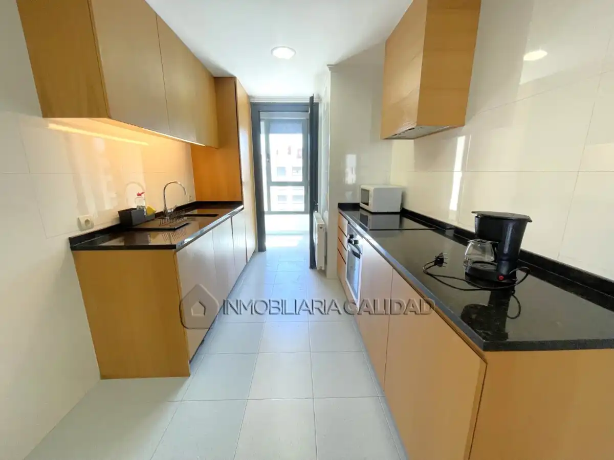 Kitchen of Flat for rent in Burgos  with Heating, Terrace and Storage room
