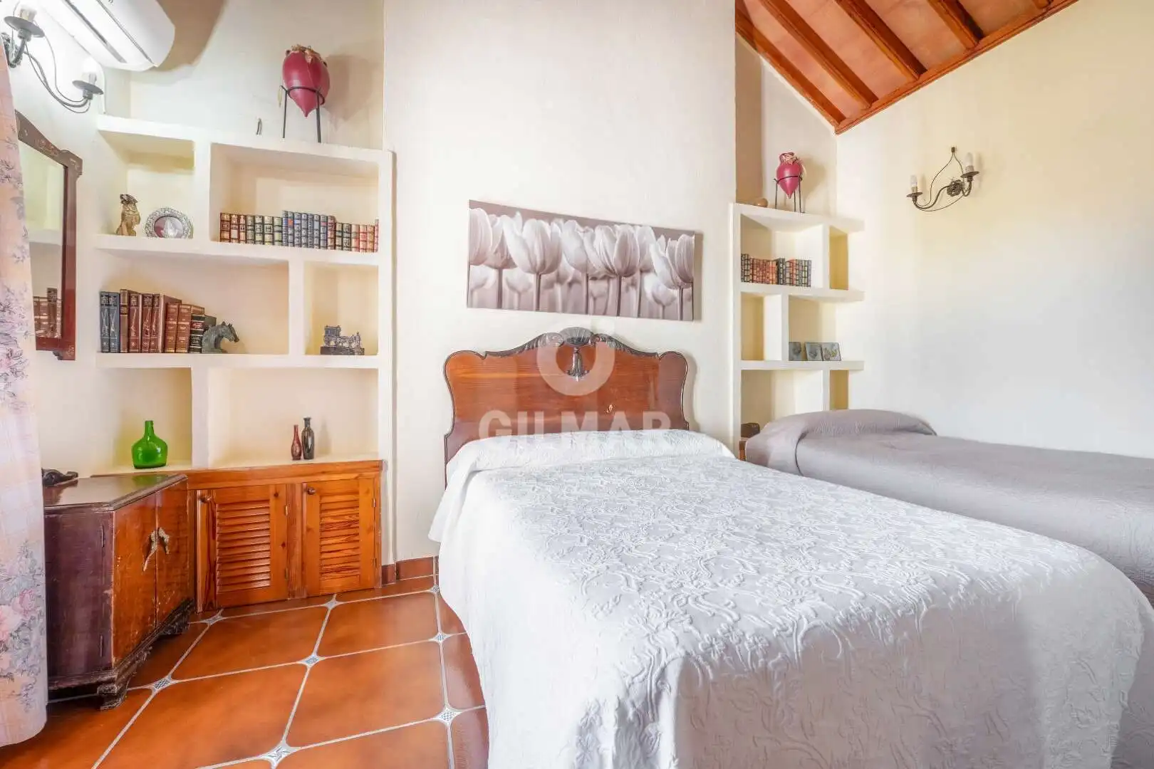 Bedroom of Houses for sale in Villamartín  with Heating, Private garden and Swimming Pool