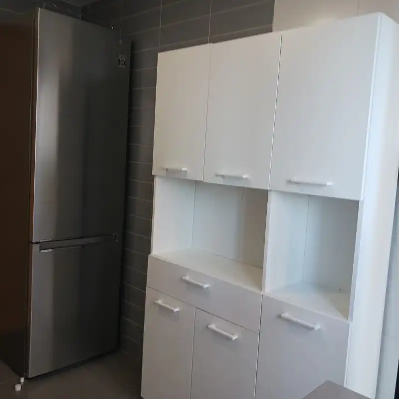 Kitchen of Flat for rent in La Font d'en Carròs  with Air Conditioner, Furnished and Balcony