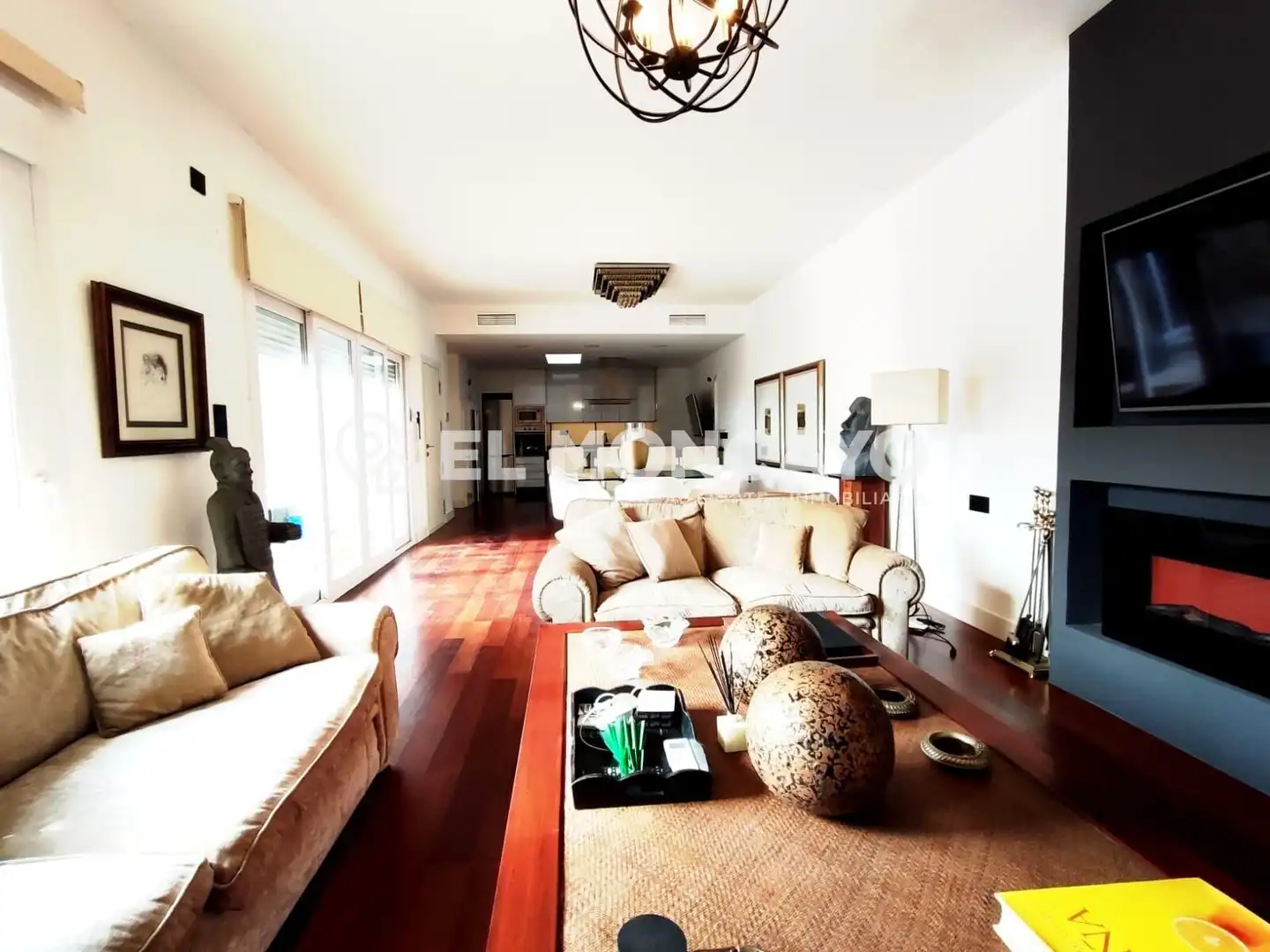 Living room of Detached homes for rent in Daya Vieja  with Air Conditioner, Parquet flooring and Terrace