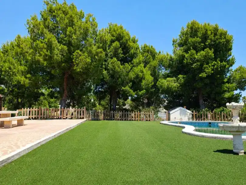 Jardí de Finca rústica en venda en Albatera amb Aire condicionat i Piscina