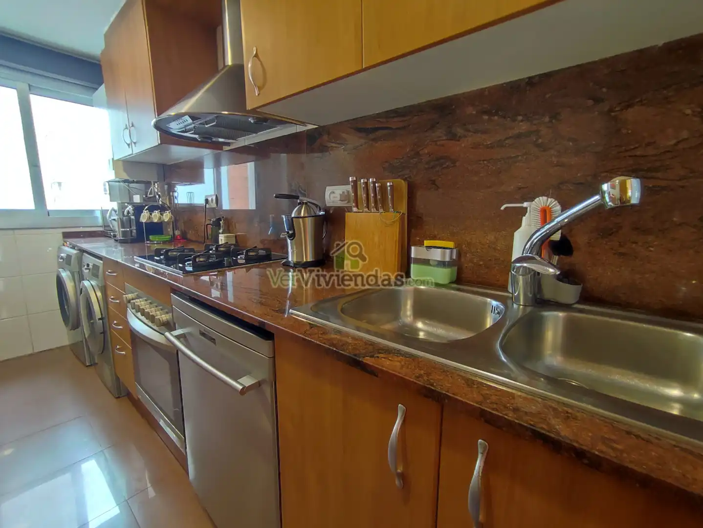 Cocina de Piso en venta en Barcelona con Aire acondicionado, Calefacción y Parquet