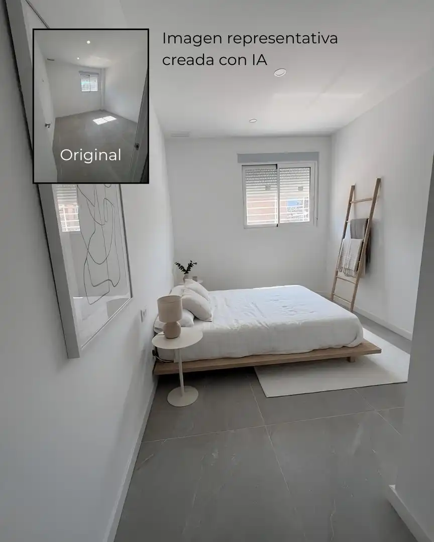 Bedroom of Flat for sale in Murcia