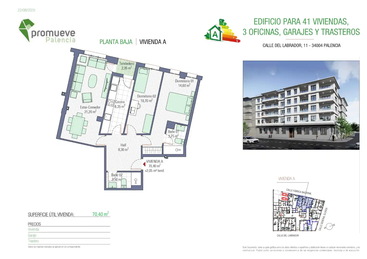 Piso en venta en Palencia con Calefacción