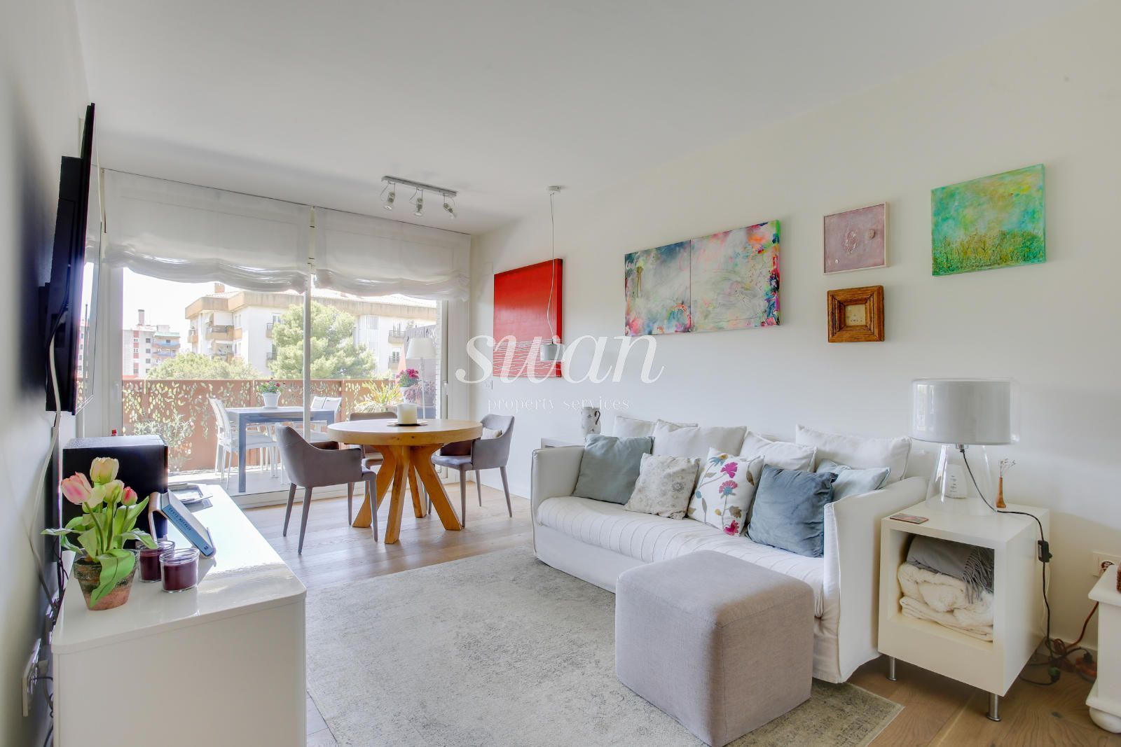 Sala d'estar de Pis en venda en Sitges amb Aire condicionat, Calefacció i Terrassa