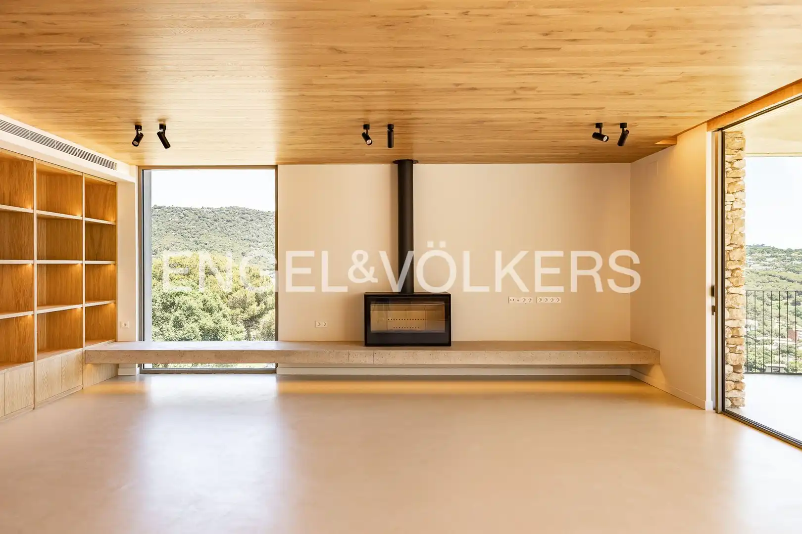 Living room of Houses for sale in Cabrils  with Heating, Private garden and Parquet flooring