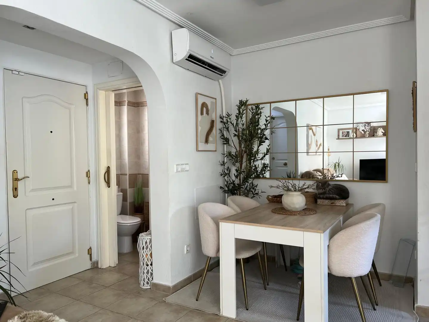 Dining room of Detached homes for sale in El Campello  with Air Conditioner, Private garden and Balcony