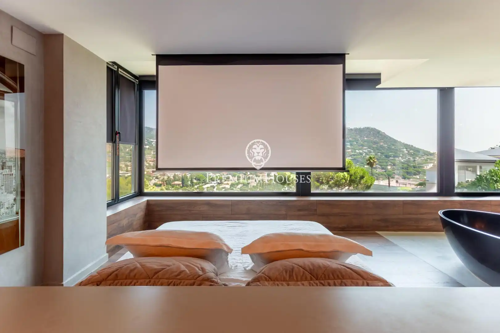 Sala de estar de Casa o chalet en venta en Cabrils con Aire acondicionado, Calefacción y Jardín privado
