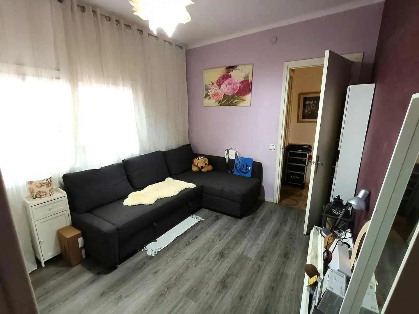 Sala d'estar de Pis en venda en Badalona amb Terrassa
