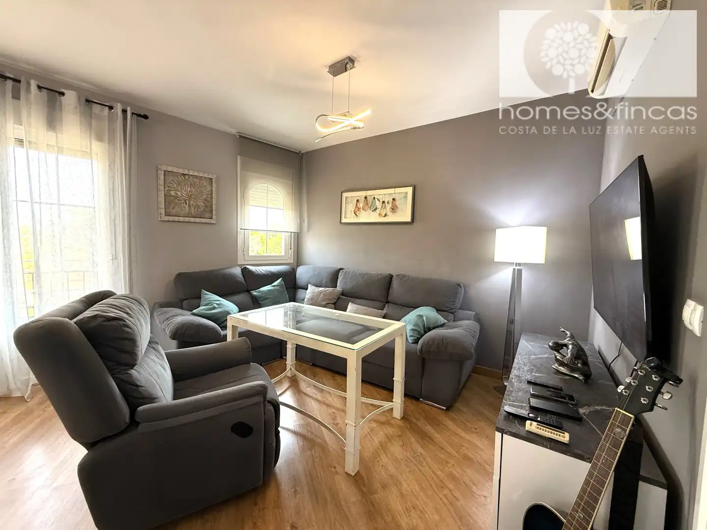 Wohnzimmer von Wohnung zum Verkauf in Ayamonte mit Klimaanlage und Balkon