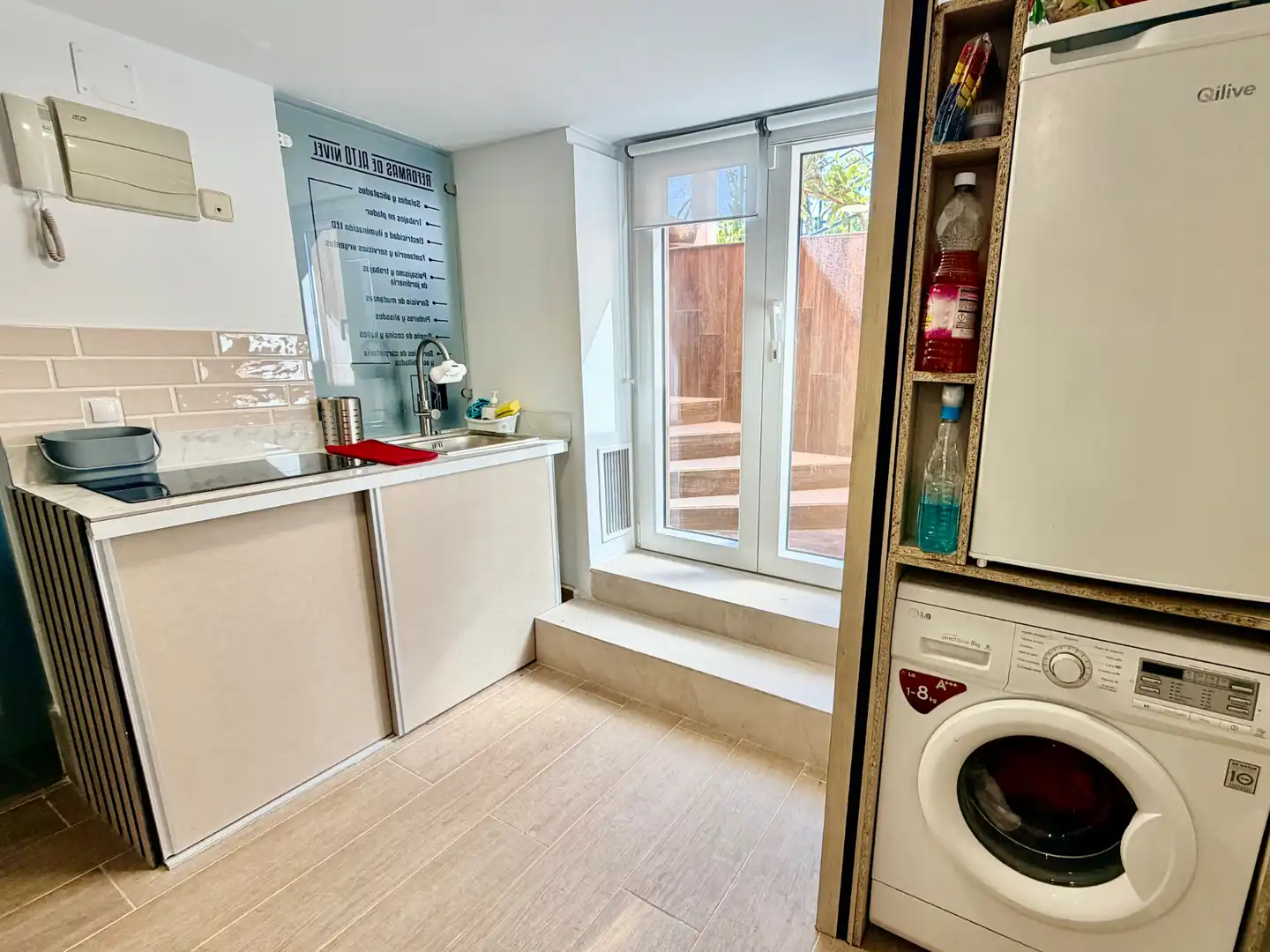 Cocina de Apartamento de alquiler en Torrelodones con Calefacción, Jardín privado y Terraza