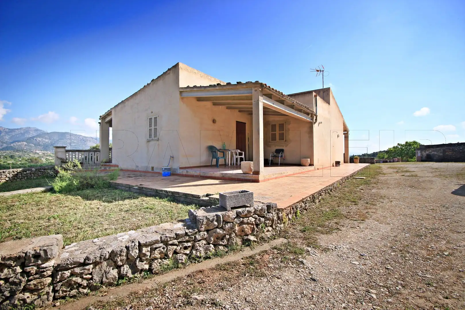 Vista exterior de Casa o chalet en venta en Selva con Terraza y Piscina