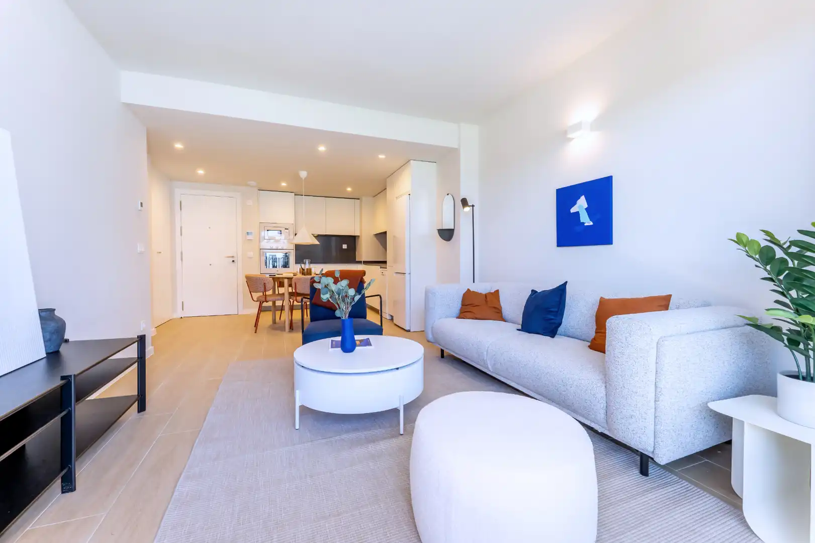 Sala de estar de Piso de alquiler en Alcalá de Henares con Aire acondicionado, Terraza y Horno