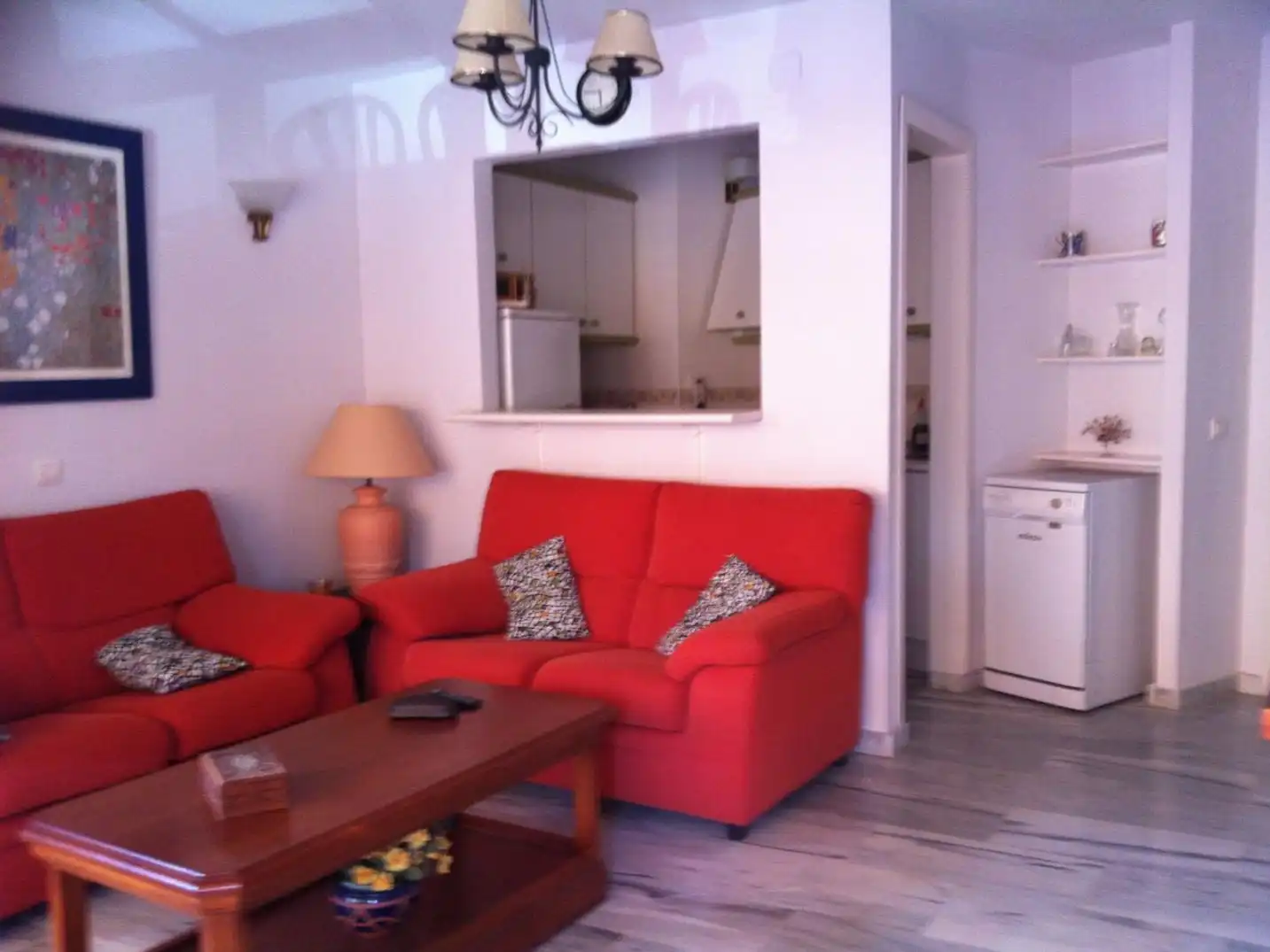 Living room of Flat for rent in Centro Internacional