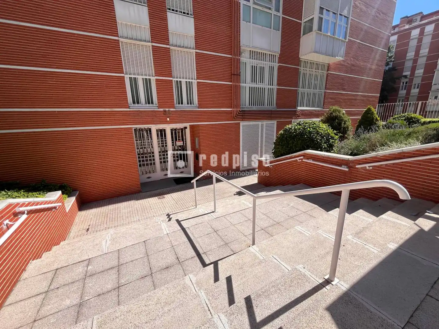 Exterior view of Flat for sale in Madrid  with Air Conditioner, Heating and Private garden
