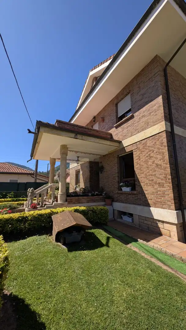 Exterior view of Houses for sale in Los Corrales de Buelna   with Heating, Private garden and Terrace