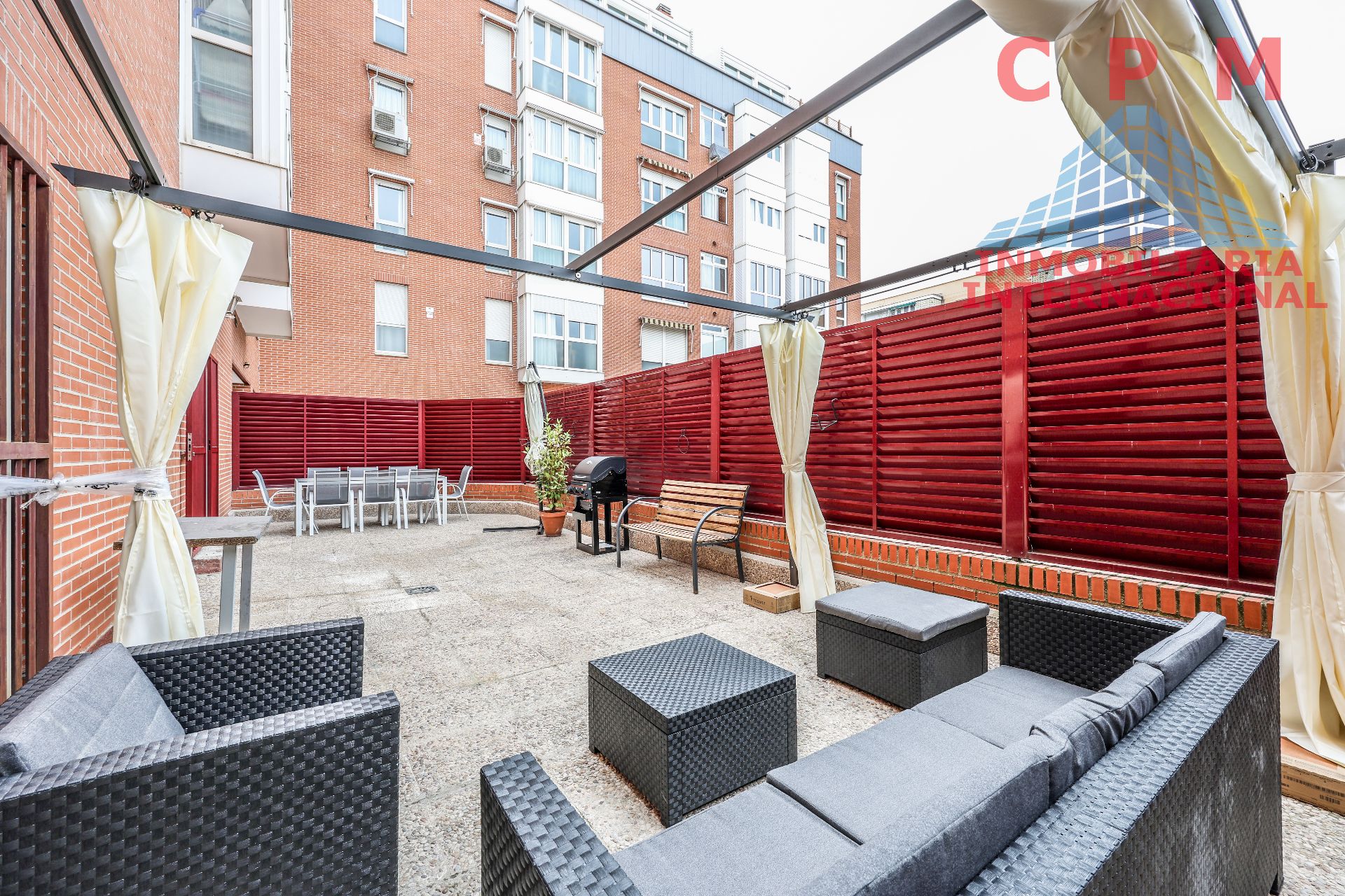 Terrace of Flat for rent in  Madrid Capital  with Heating, Parquet flooring and Terrace