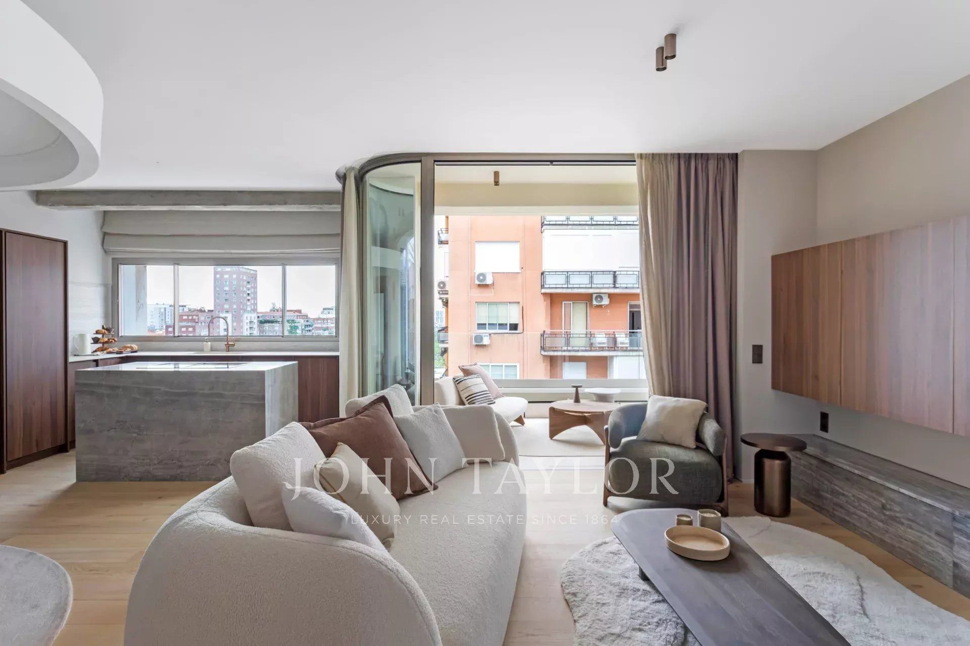 Sala d'estar de Pis en venda en  Madrid Capital amb Aire condicionat, Calefacció i Terrassa