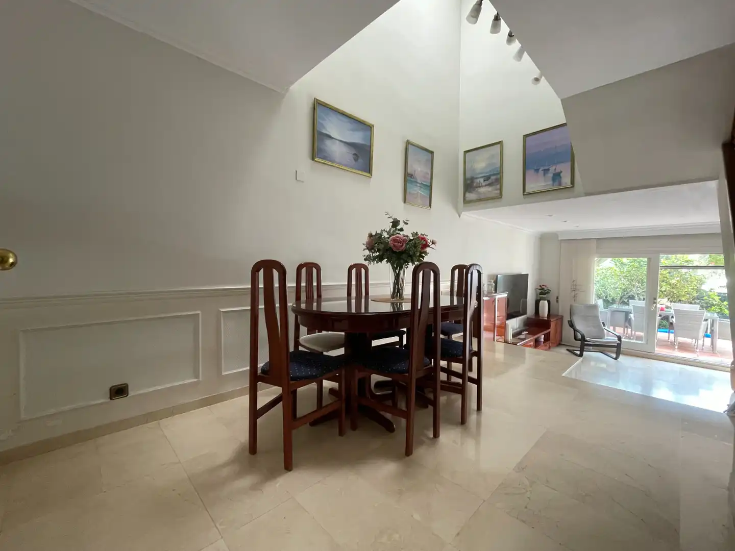 Dining room of Houses for rent in Castelldefels  with Air Conditioner, Heating and Private garden