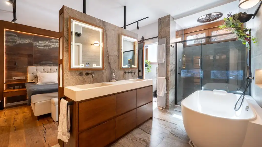 Baño de Apartamento en venta en  Palma de Mallorca con Aire acondicionado, Calefacción y Amueblado