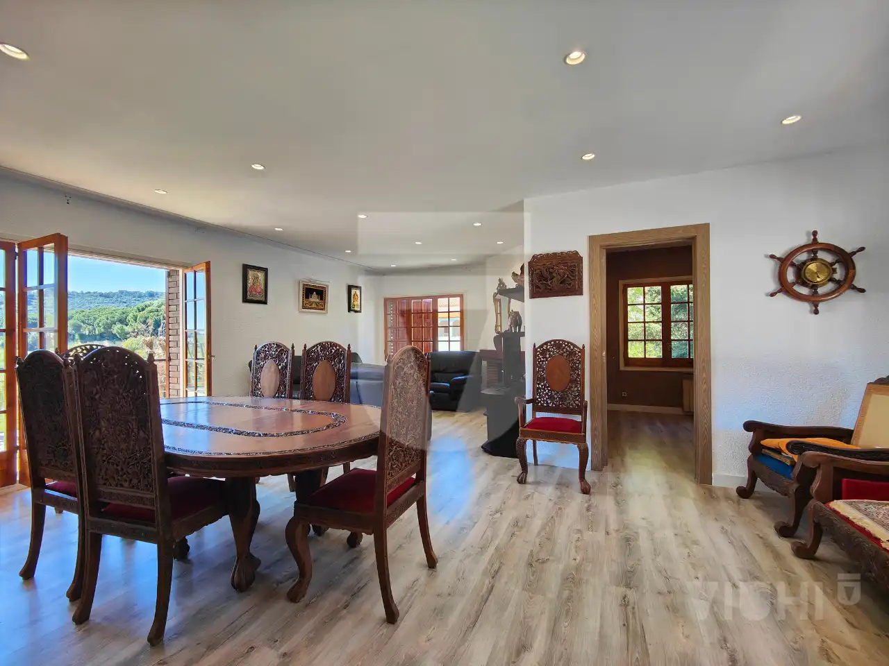Comedor de Casa o chalet en venta en Tiana con Aire acondicionado, Calefacción y Jardín privado