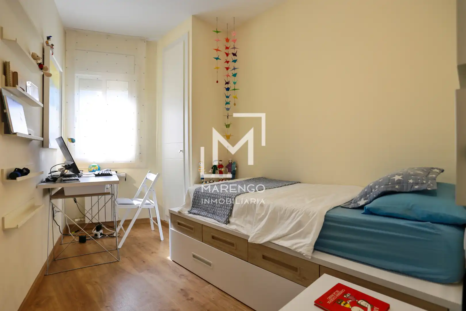 Schlafzimmer von Wohnung zur Miete in Sitges mit Klimaanlage, Heizung und Parkett