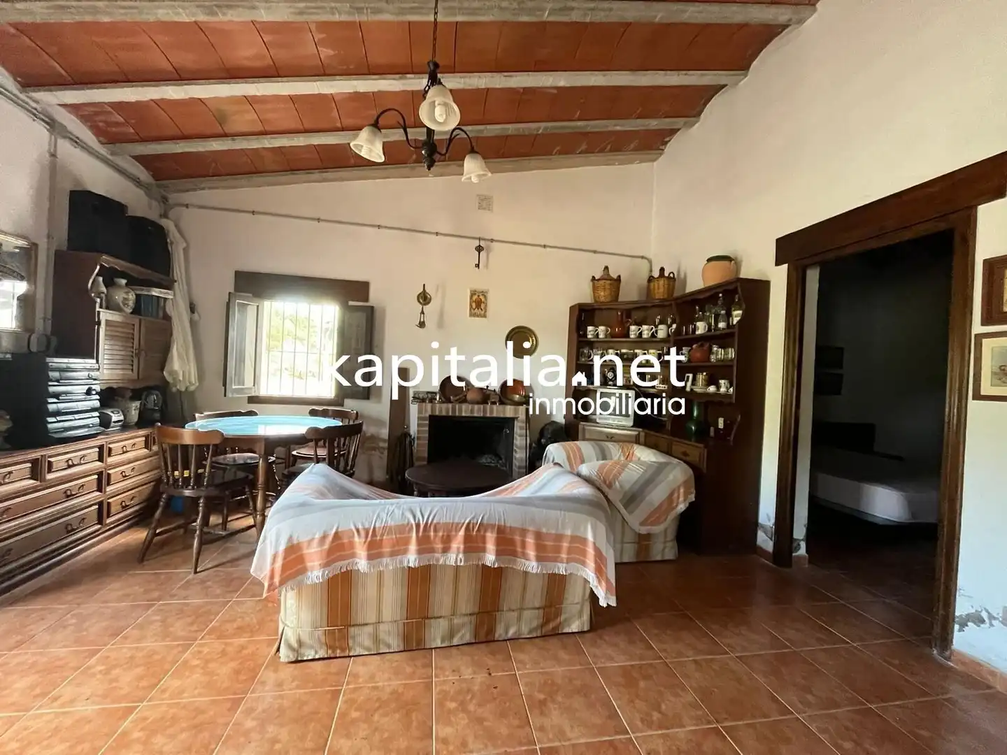 Sala de estar de Casa o chalet en venta en Bocairent con Amueblado