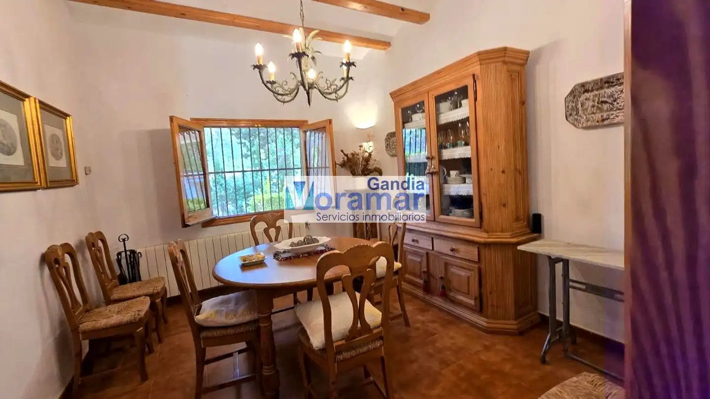 Comedor de Casa o chalet de alquiler en Barx con Jardín privado, Terraza y Piscina