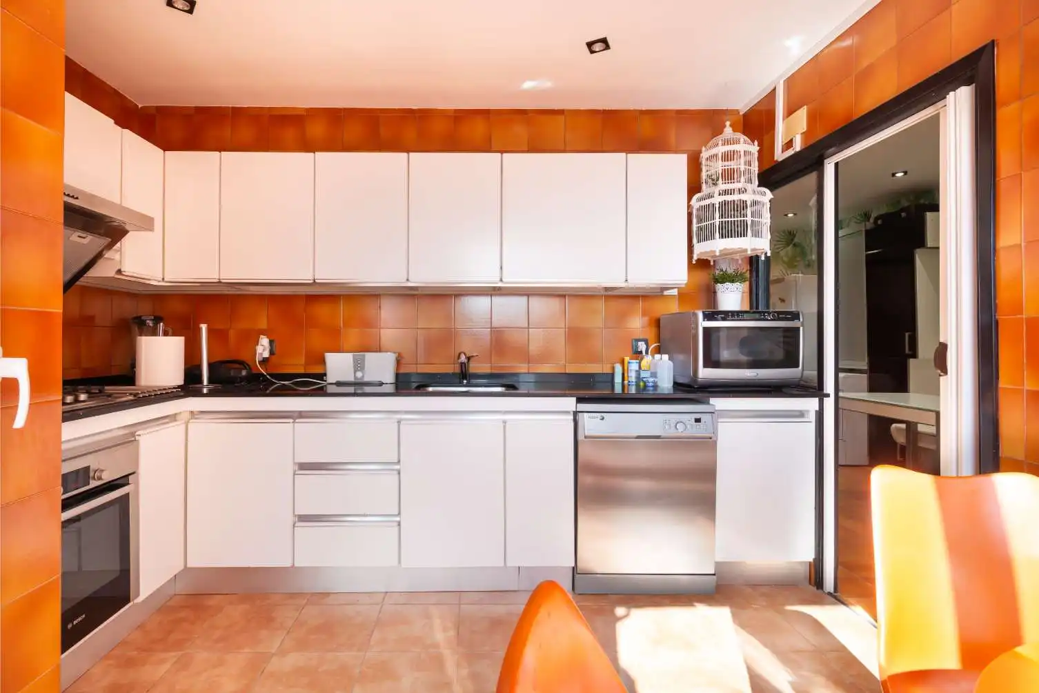 Kitchen of Attic for sale in Madrid  with Heating, Terrace and Storage room