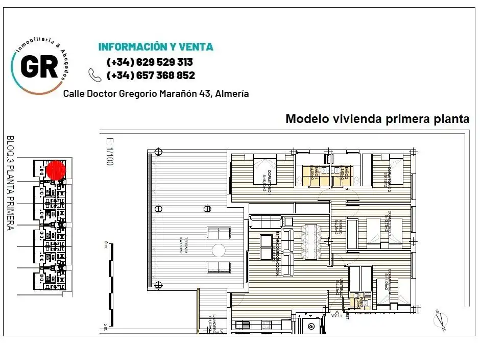 Piso en venta en Almería con Jardín privado y Terraza