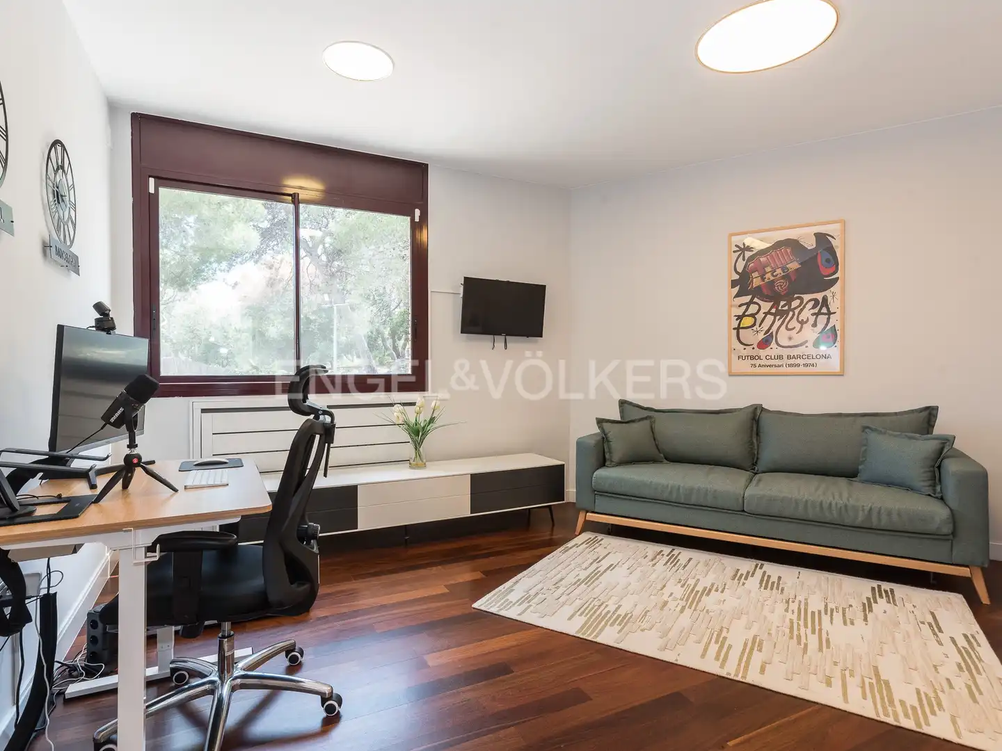 Living room of Houses for rent in Castelldefels  with Air Conditioner, Heating and Private garden