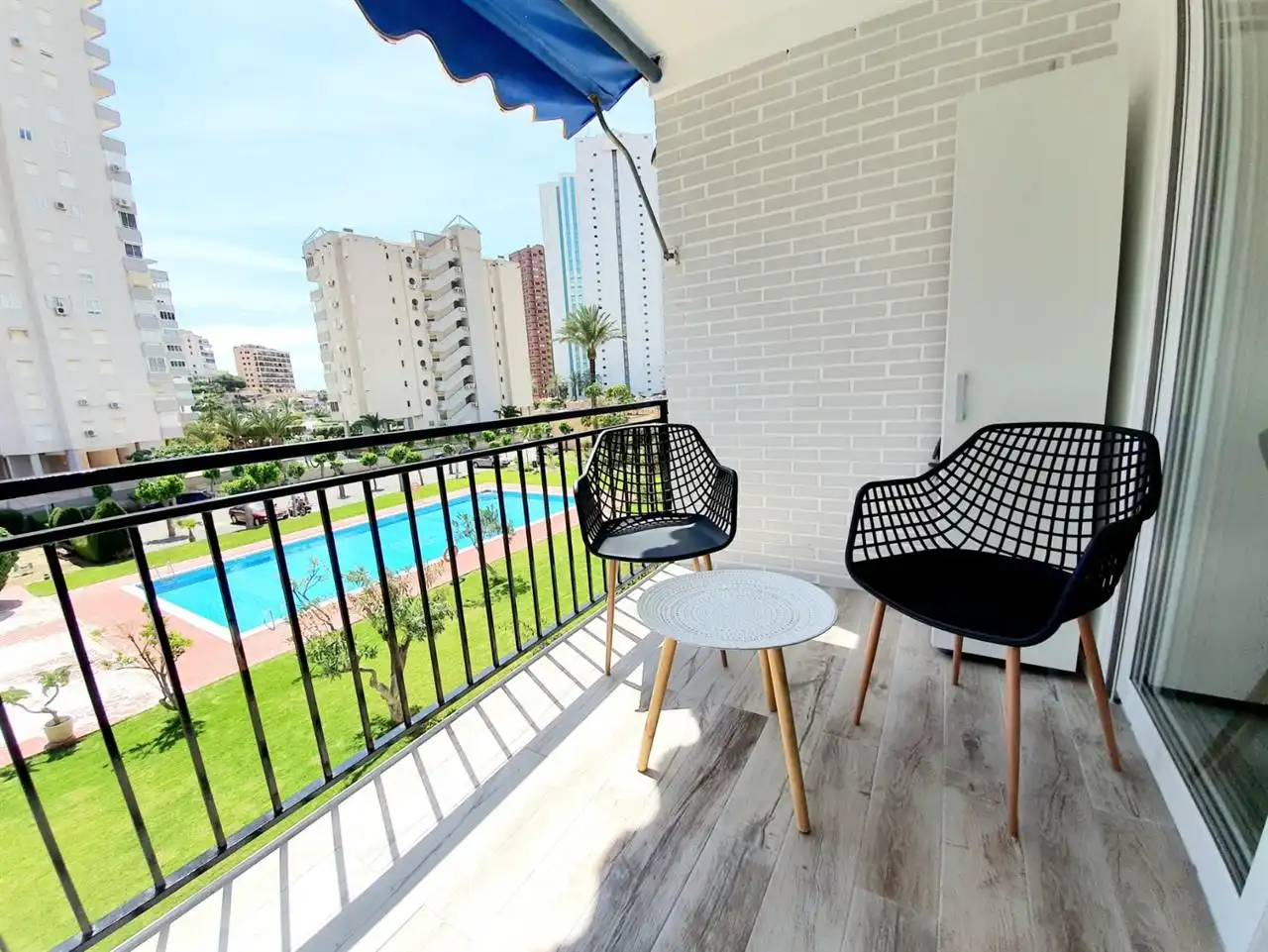 Terraza de Dúplex de alquiler en Villajoyosa / La Vila Joiosa con Piscina y Amueblado