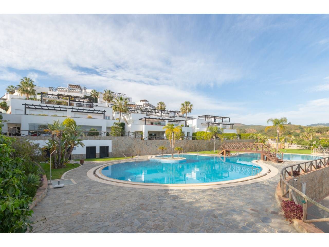 Swimming pool of Duplex for sale in Marbella  with Air Conditioner, Terrace and Alarm