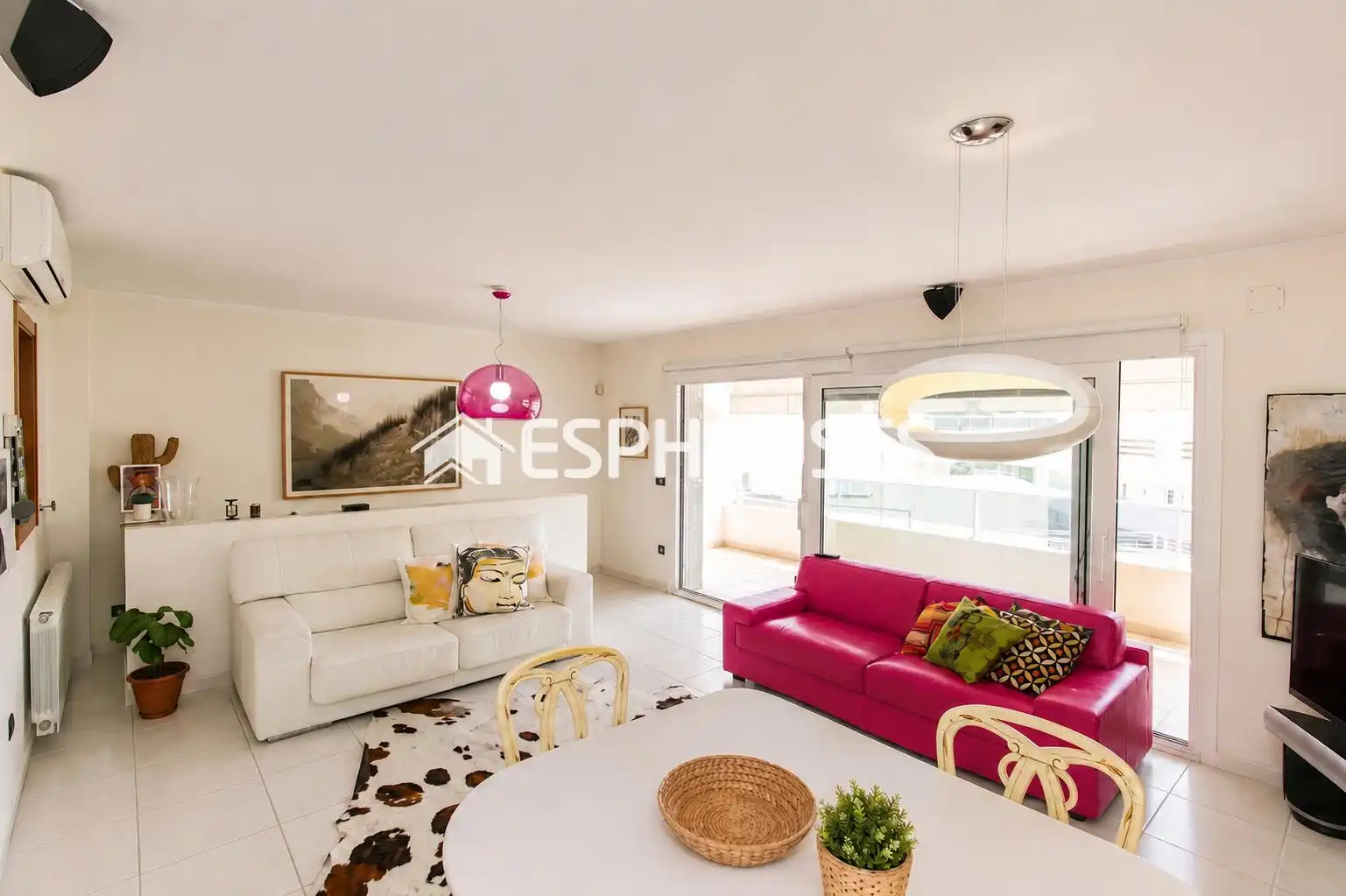 Sala de estar de Dúplex en venta en Altea con Aire acondicionado, Terraza y Trastero