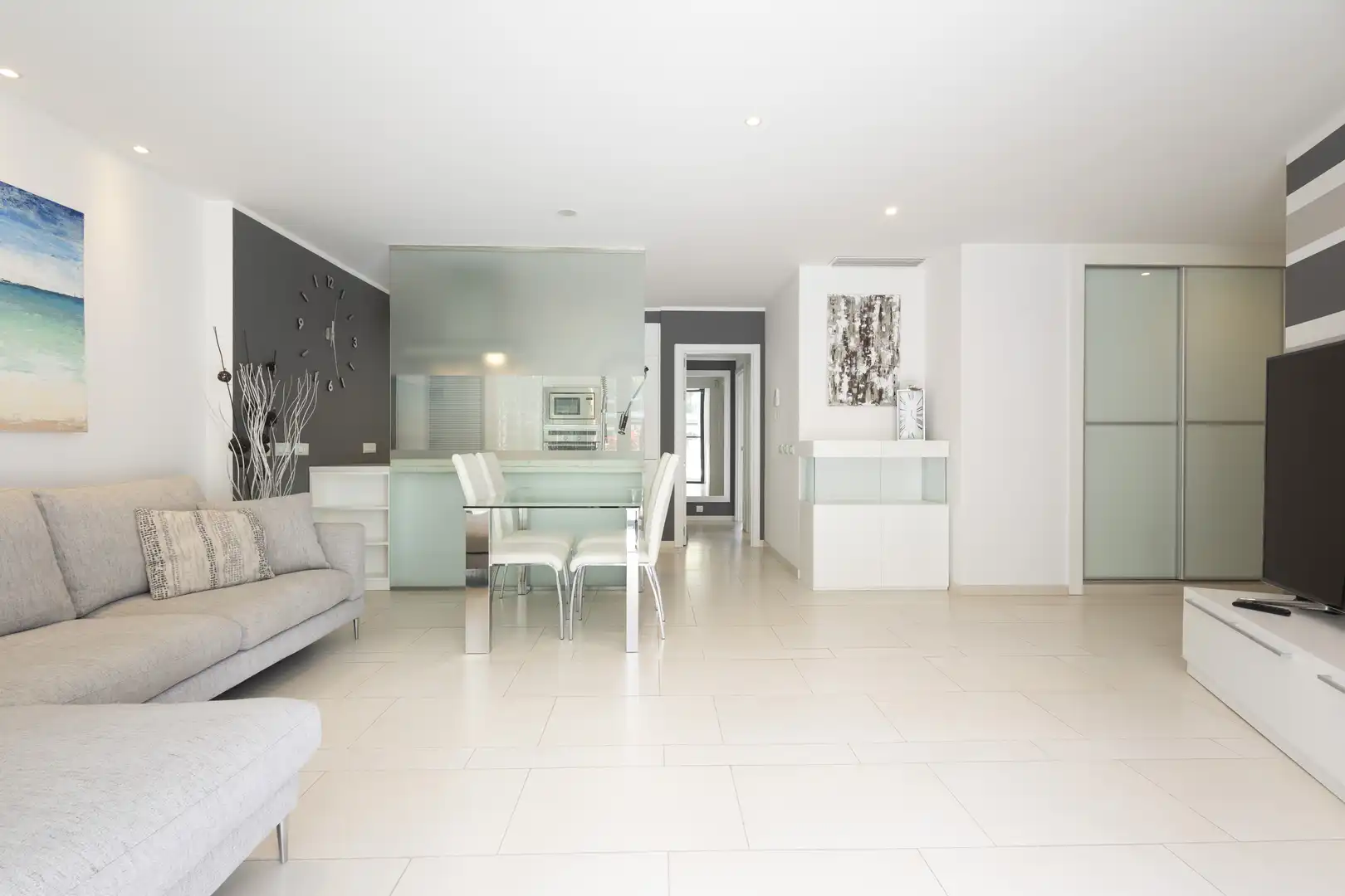 Sala de estar de Apartamento en venta en Arona con Aire acondicionado, Jardín privado y Terraza