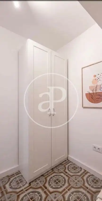 Schlafzimmer von Wohnung zur Miete in Valencia mit Klimaanlage, Heizung und Haustiere erlaubt