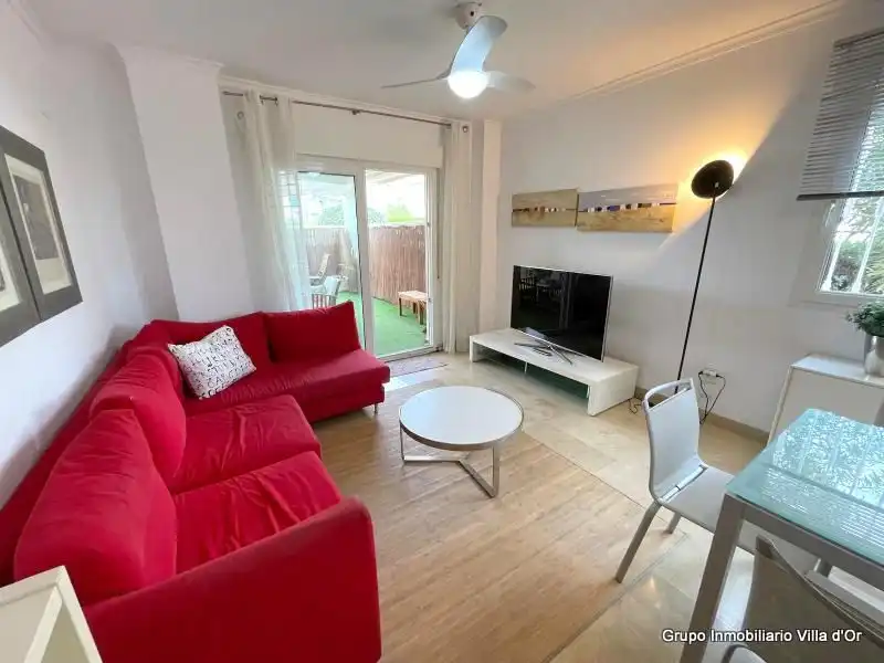 Wohnzimmer von Wohnungen zur Miete in Dénia mit Klimaanlage, Heizung und Terrasse