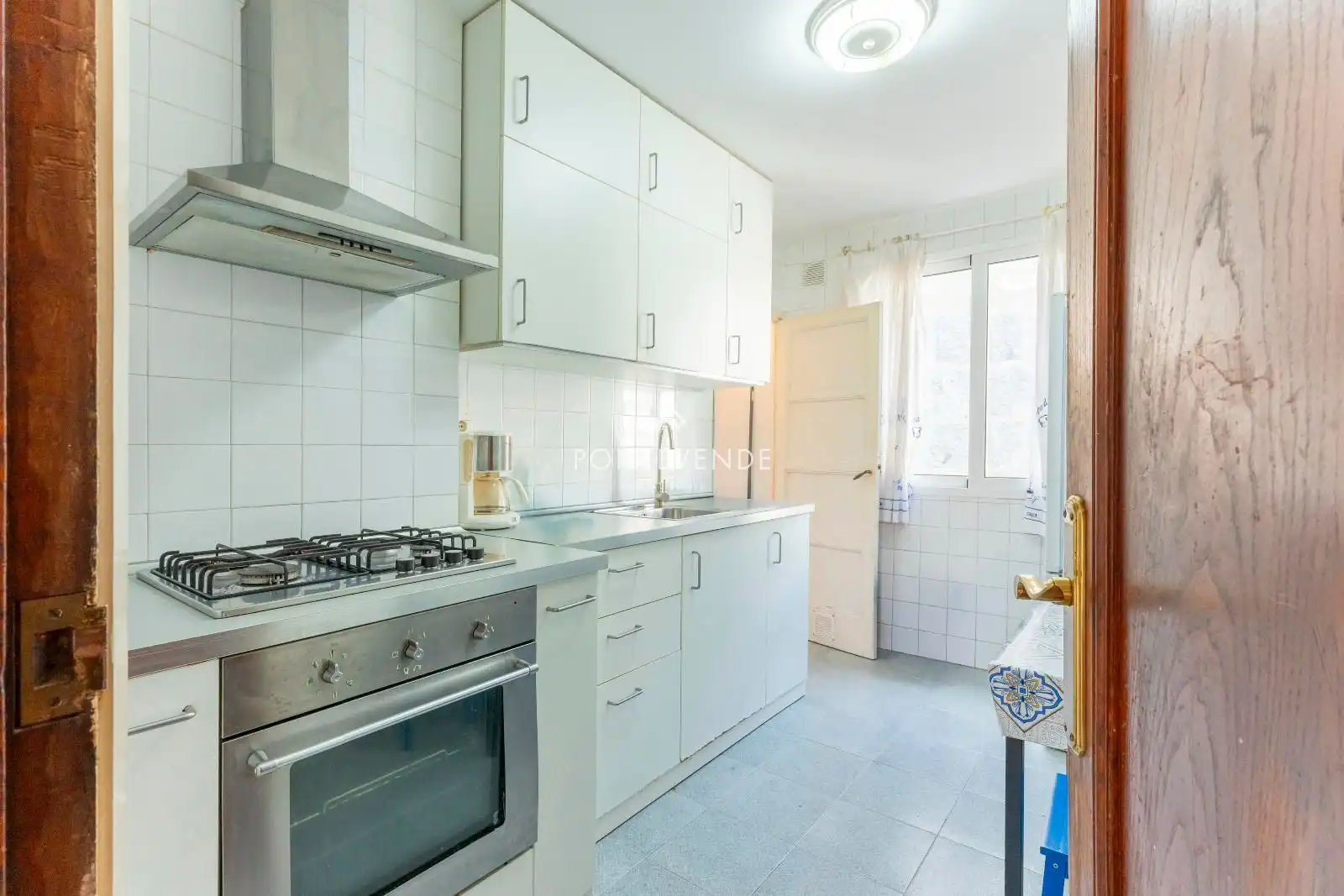 Kitchen of Flat for sale in Pontevedra Capital   with Heating, Terrace and Storage room