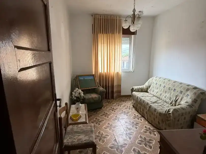 Sala d'estar de Casa adosada en venda en Sarreaus amb Traster, Moblat i Balcó