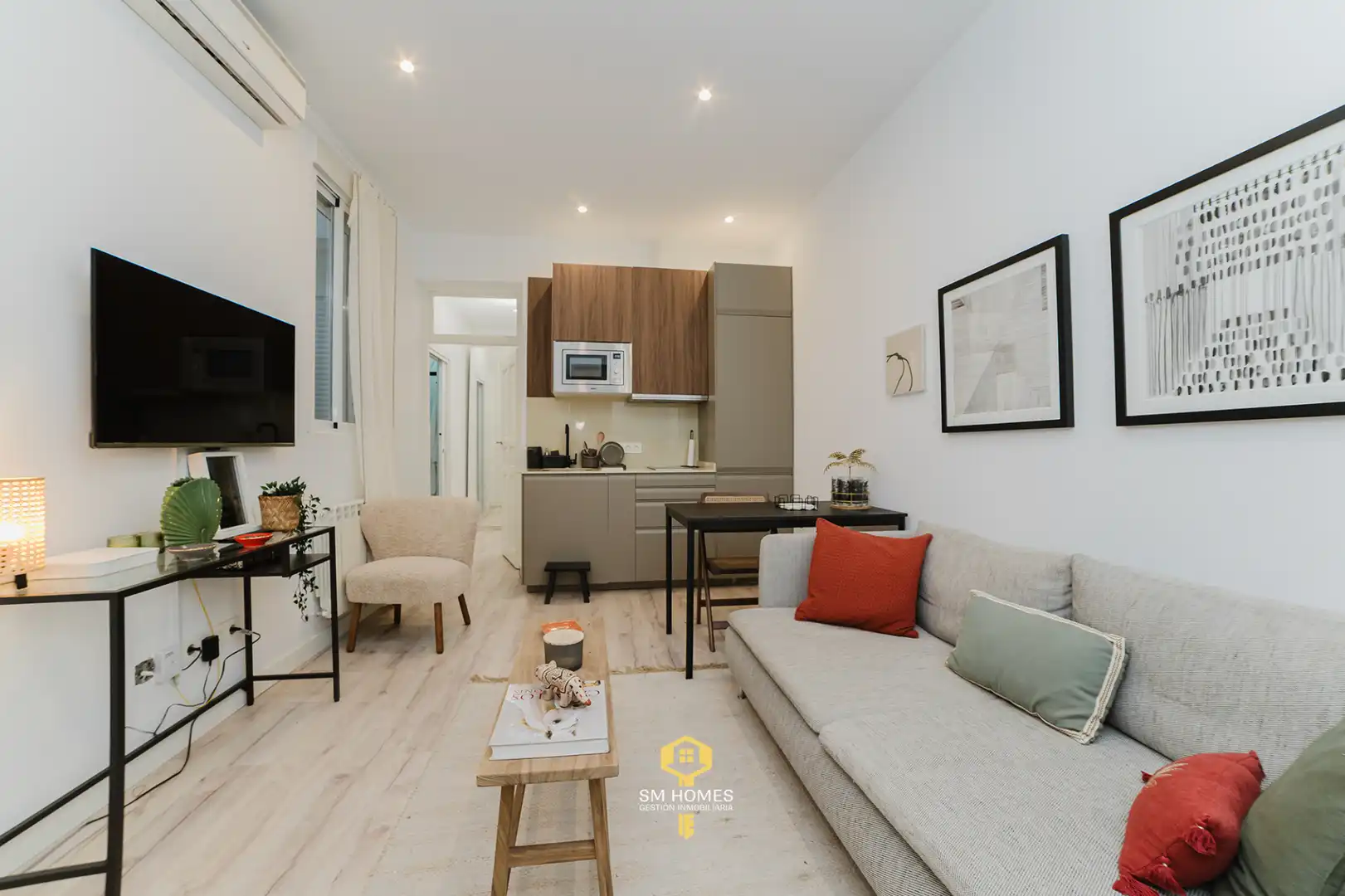 Sala de estar de Piso en venta en Madrid con Aire acondicionado, Calefacción y Amueblado