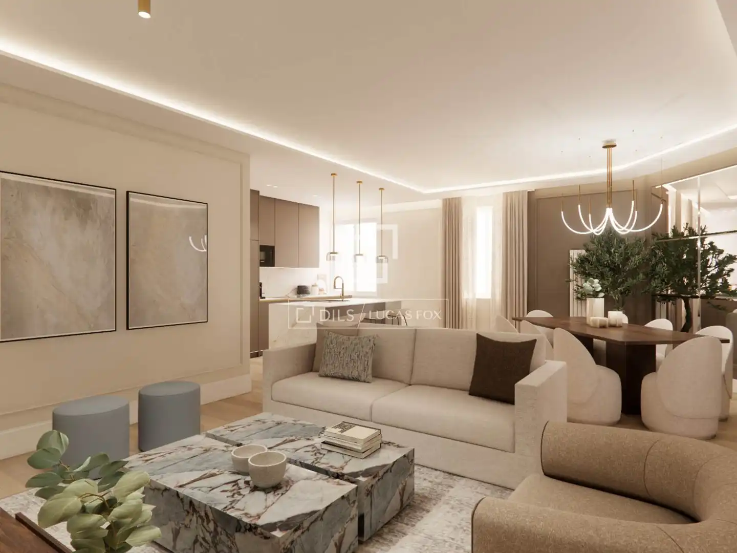 Sala de estar de Piso en venta en Madrid con Calefacción y Amueblado