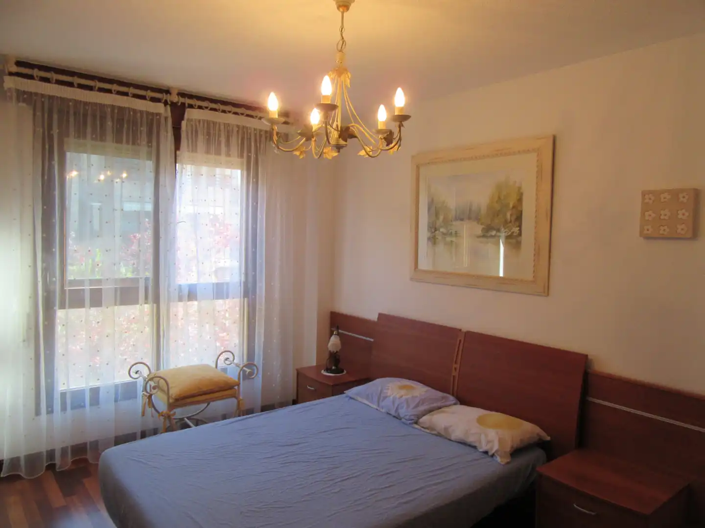 Bedroom of Detached homes for rent in Zaragoza  with Air Conditioner, Heating and Private garden
