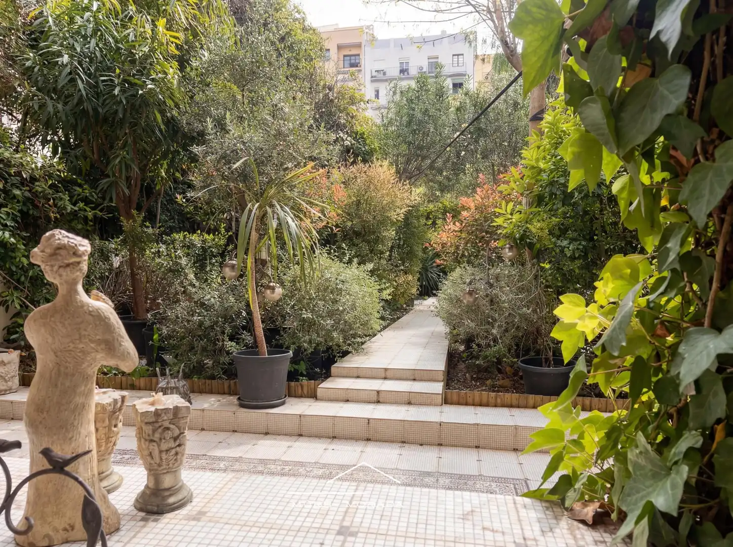 Garden of Lofts for rent in Barcelona  with Air Conditioner, Private garden and Furnished