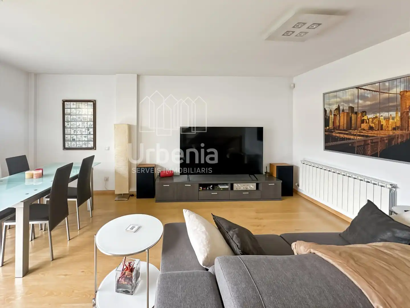 Sala d'estar de Casa o xalet en venda en Gualba amb Aire condicionat, Calefacció i Jardí privat