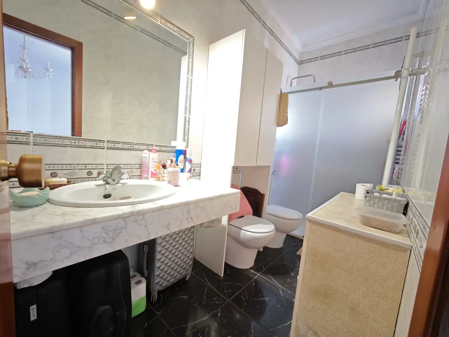 Baño de Casa o chalet en venta en El Puerto de Santa María con Aire acondicionado, Calefacción y Jardín privado
