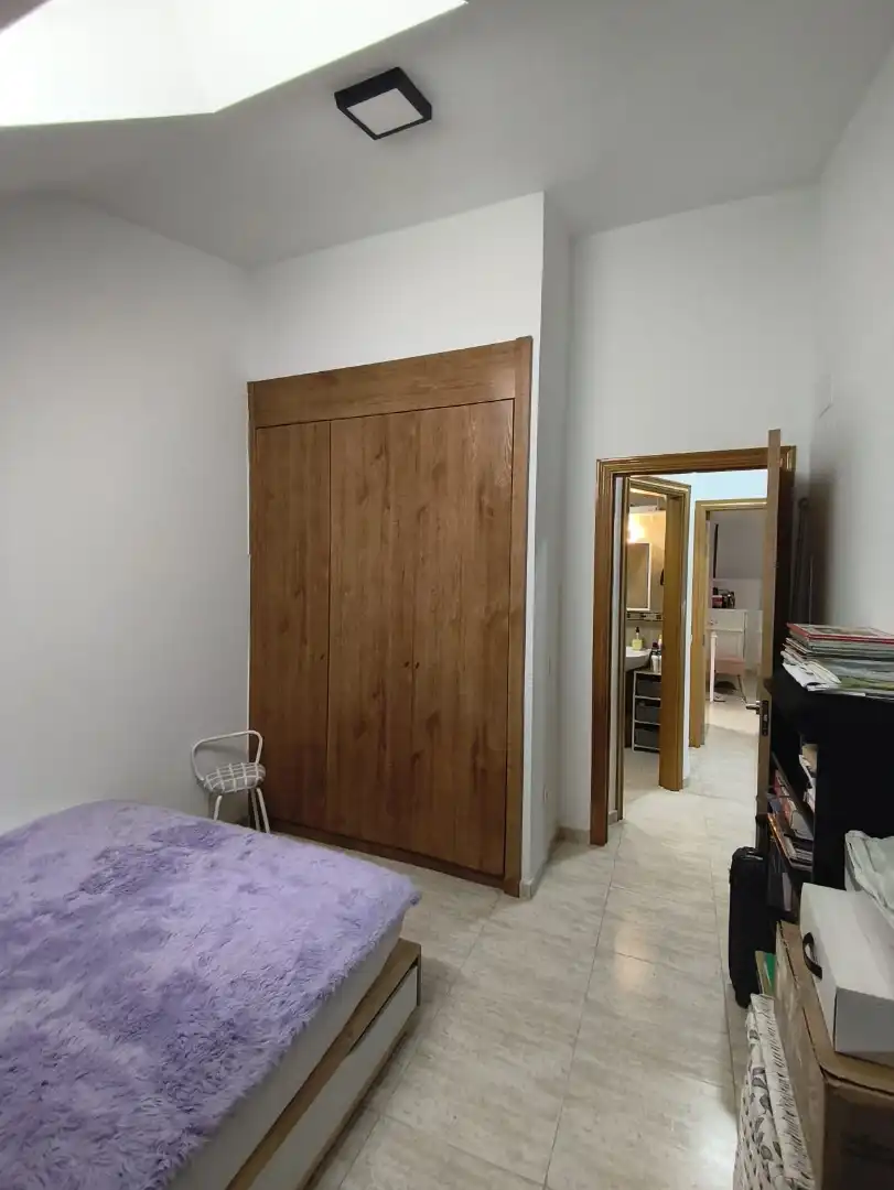 Schlafzimmer von Einfamilien-Reihenhaus zum Verkauf in Casarrubios del Monte mit Klimaanlage, Heizung und Privatgarten
