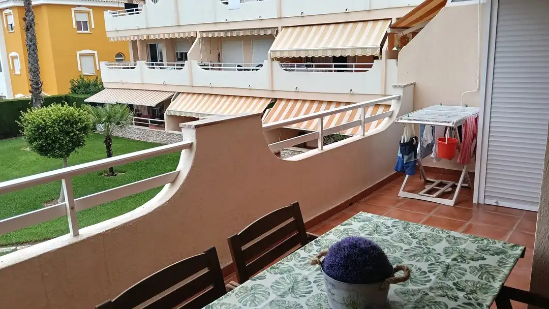 Terraza de Apartamento en venta en Xeraco con Terraza, Trastero y Amueblado