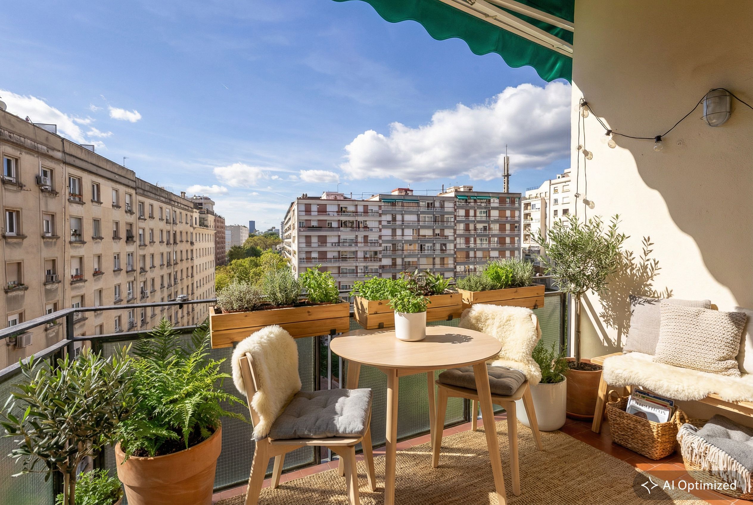 Terrace of Apartment for sale in  Barcelona Capital  with Air Conditioner, Heating and Parquet flooring
