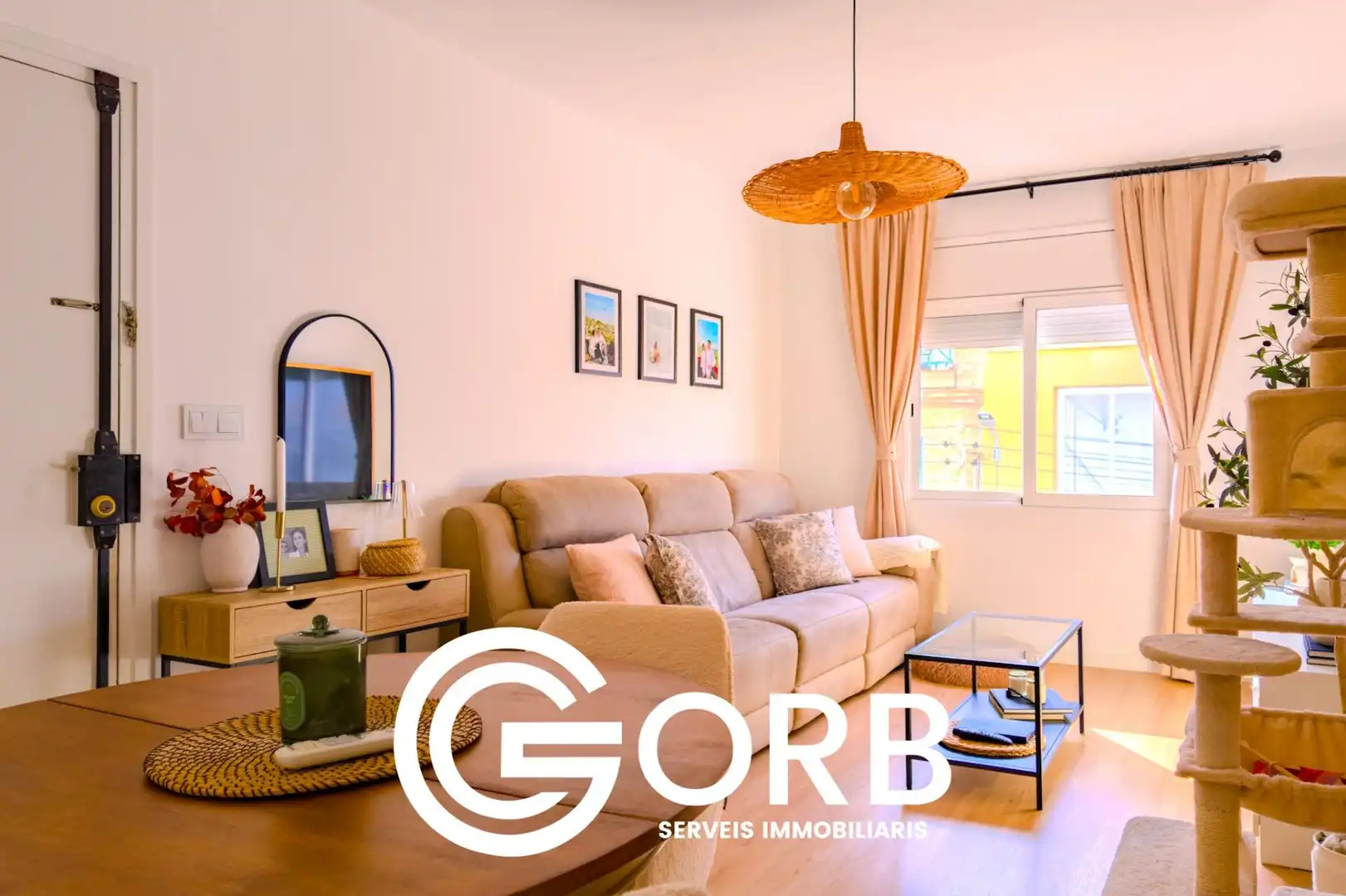 Sala de estar de Piso en venta en Mataró con Aire acondicionado, Calefacción y Terraza