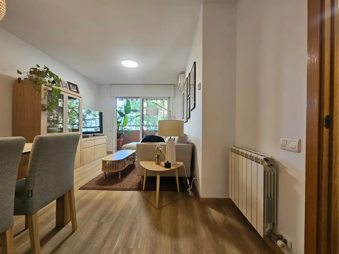 Sala de estar de Piso en venta en Barcelona con Aire acondicionado, Calefacción y Parquet